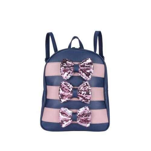 Рюкзак с сумочкой женский OrsOro DW-989 сине-розовый в Pull and Bear