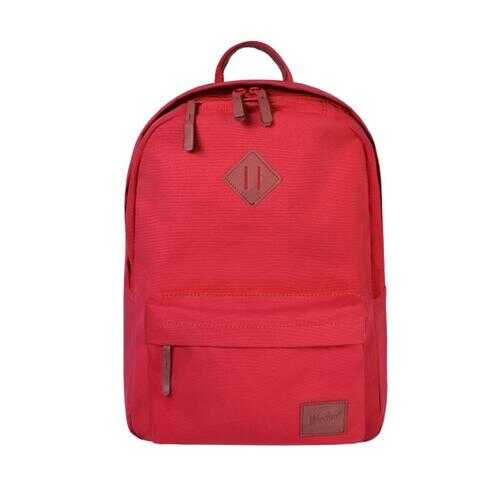 Рюкзак /WOODSURF/ United Academy, коллекция ON THE WAY, канвас, кожа, моно красный в Pull and Bear