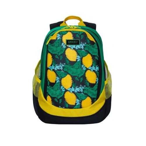 Рюкзак женский Grizzly RD-953-4 лимоны в Pull and Bear