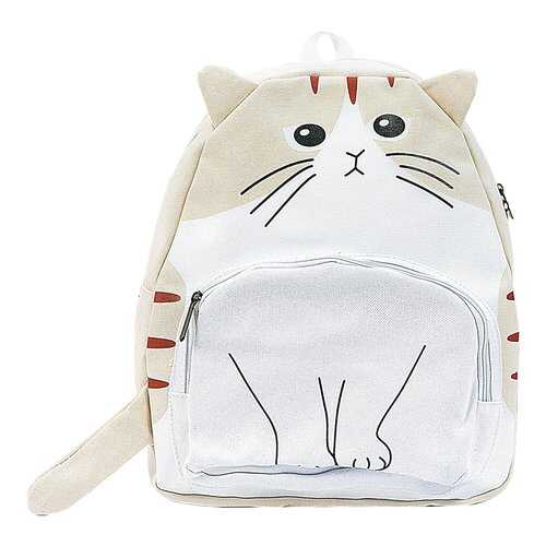 Рюкзак женский Kawaii Factory KW102-000300 бежевый в Pull and Bear