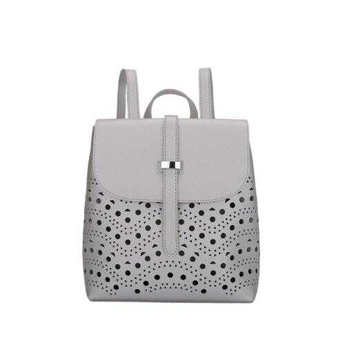 Рюкзак женский OrsOro DS-0085 серебристый в Pull and Bear