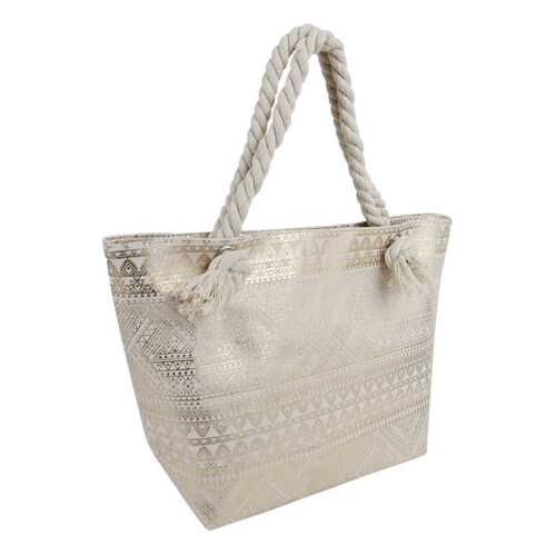 Пляжная сумка женская Daniele Patrici A40981 золотистая в Pull and Bear