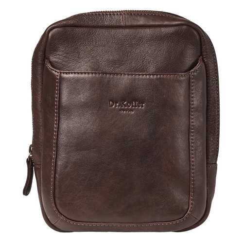 Сумка через плечо мужская Dr.Koffer B402653-245 коричневая в Pull and Bear