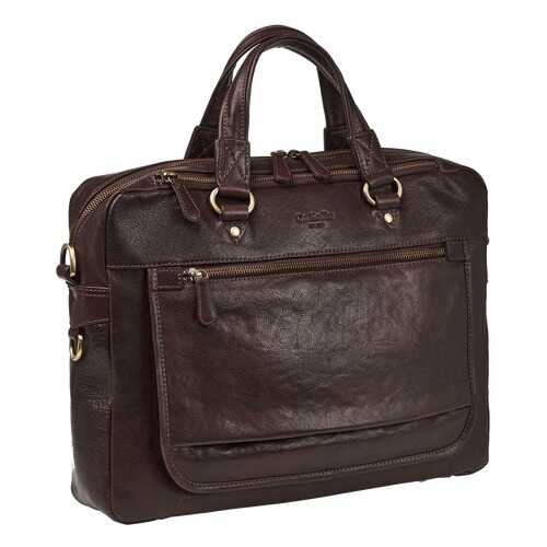 Сумка-папка для документов мужская Dr.Koffer B471470-245 коричневая в Pull and Bear