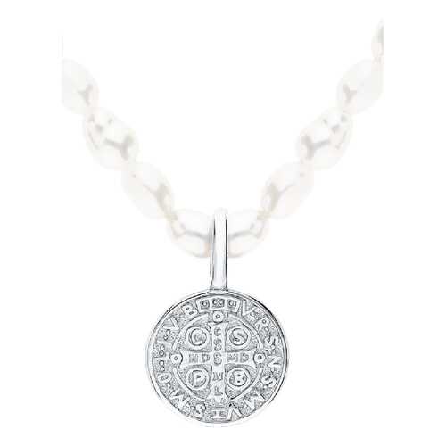 Колье женское серебряное SUNLIGHT S90535-H9W-01 с жемчугом в Pull and Bear