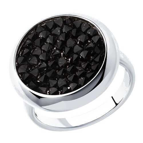 Серебряное кольцо женское с кристаллами Swarovski SOKOLOV 94012428 р.18 в Pull and Bear