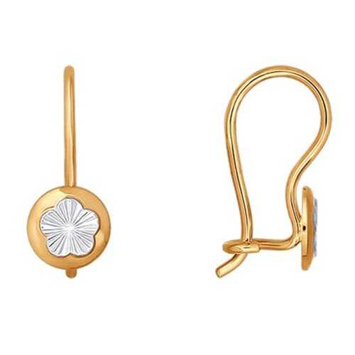 Серьги SOKOLOV из золота с алмазной гранью 022382 в Pull and Bear