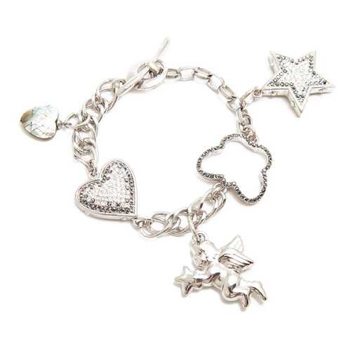 Браслет женский G. Glow BR513045 серебристый в Pull and Bear