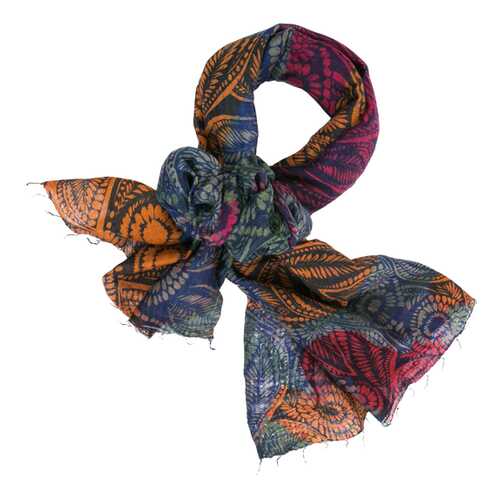 Палантин Michel Katana SW-PATCH.FOLK синий в Pull and Bear