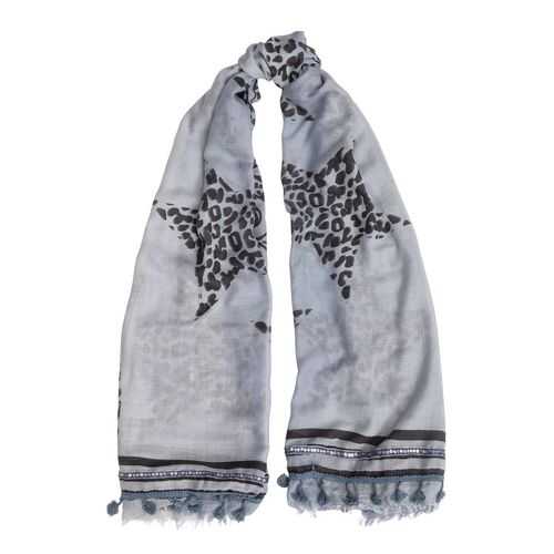 Палантин женский Eleganzza IN47-0940 серый в Pull and Bear