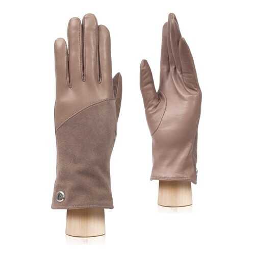 Перчатки женские Eleganzza IS01333 коричневые 6.5 в Pull and Bear