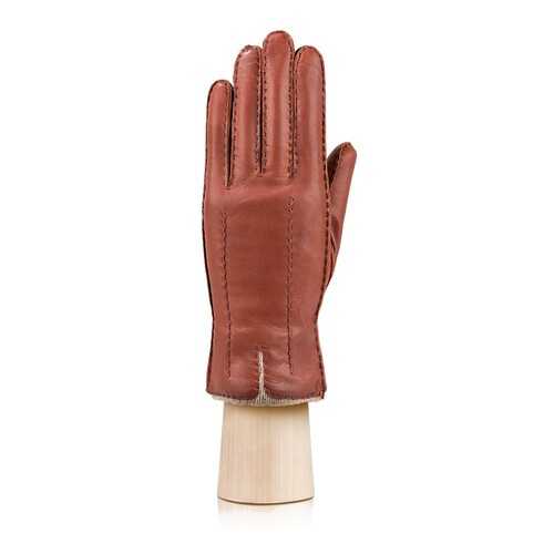 Перчатки женские Labbra LB-0013-s коричневые 6.5 в Pull and Bear