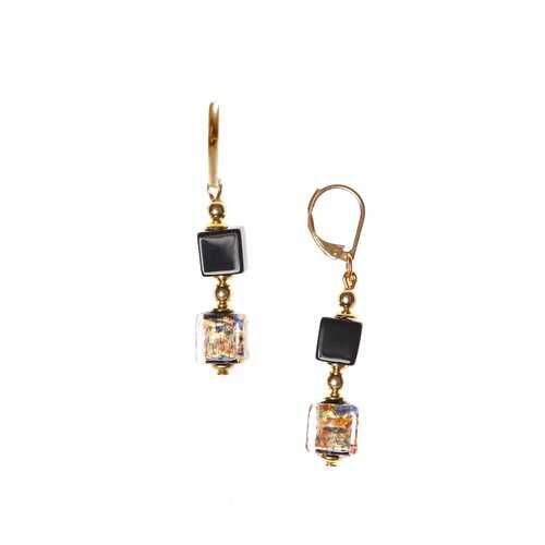 Серьги Arlecchino Cubo золотистые в Pull and Bear