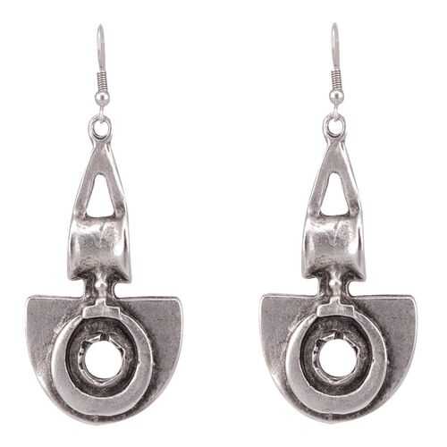 Серьги бижутерные Необычной формы 53236 серебристые в Pull and Bear