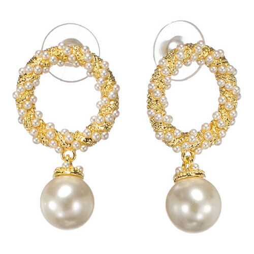 Серьги Corona Style B005E1125959 золотистые в Pull and Bear