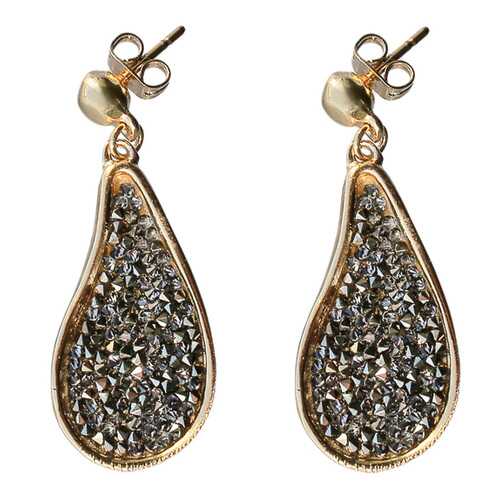 Серьги женские La Pettit Bijoux ALE72PEN.17 черные в Pull and Bear