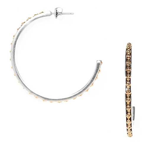 Серьги женские ORI TAO OT-12-29291 серебристые/золотистые в Pull and Bear