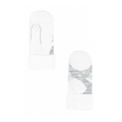 Варежки женские Finn-Flare W19-12150 белые 21 в Pull and Bear