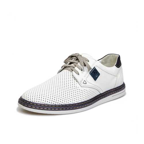 Полуботинки мужские Alessio Nesca 326060L0 белые 41 RU в Pull and Bear