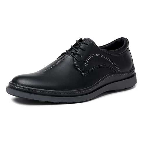 Полуботинки мужские Alessio Nesca K906-1P черные 41 RU в Pull and Bear