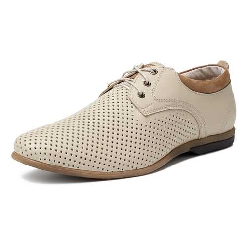 Полуботинки мужские Alessio Nesca KP-436-103 бежевые 40 RU в Pull and Bear