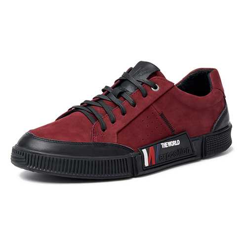 Кеды мужские Alessio Nesca 13-07B бордовые 41 RU в Pull and Bear