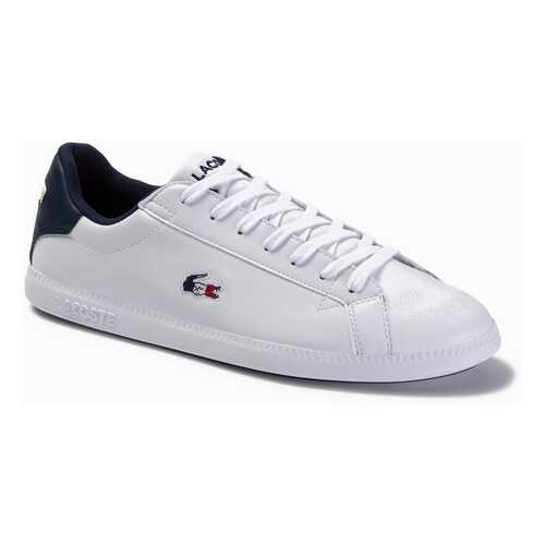 Кеды мужские Lacoste GRADUATE TRI1 SMA белые 46 RU в Pull and Bear