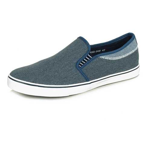 Слипоны мужские T.Taccardi 710018768 синие 45 RU в Pull and Bear