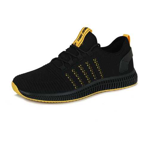 Кроссовки мужские TimeJump K1918-2A черные/желтые 41 RU в Pull and Bear