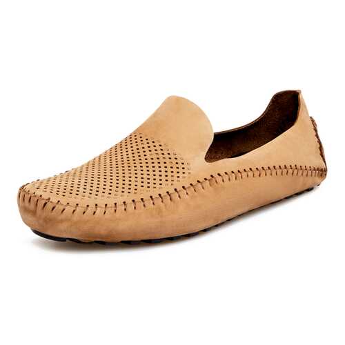 Мокасины мужские SAIRUS 92706100 бежевые 40 RU в Pull and Bear