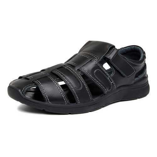 Сандалии мужские Alessio Nesca 02806080 черные 40 RU в Pull and Bear
