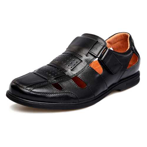 Сандалии мужские Alessio Nesca 32606520 черные 44 RU в Pull and Bear