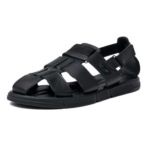 Сандалии мужские Alessio Nesca KR-856-201 черные 44 RU в Pull and Bear