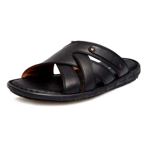 Шлепанцы мужские Pierre Cardin 710017663 черные 40 RU в Pull and Bear