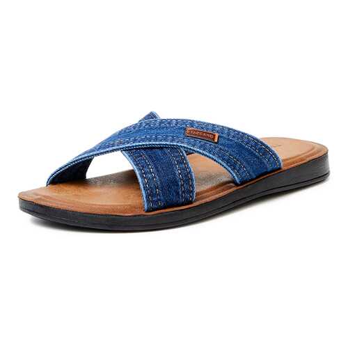 Шлепанцы мужские T.Taccardi 03106340 синие 45 RU в Pull and Bear