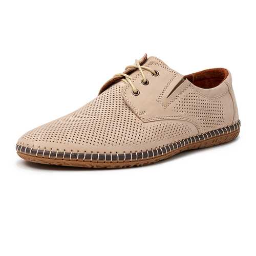 Туфли мужские Alessio Nesca Z553 бежевые 40 RU в Pull and Bear