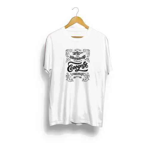 Футболка мужская GOODbrelok КАЖДОЕ УТРО белая 48 в Pull and Bear