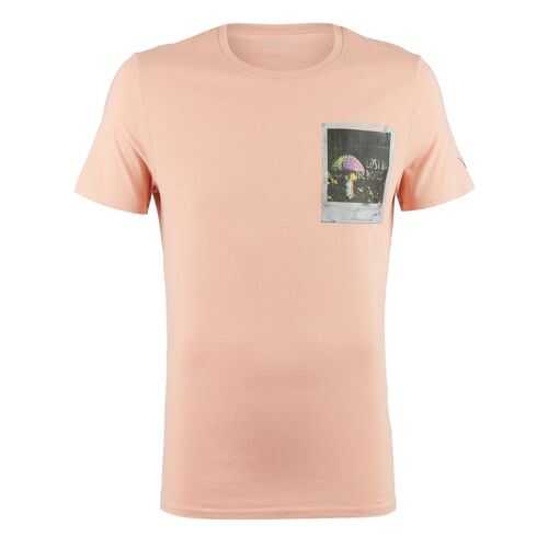 Футболка мужская Guess M0YI73-I3Z11 розовая M в Pull and Bear