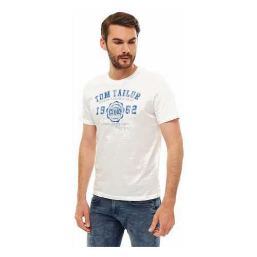 Футболка мужская TOM TAILOR 1008637-20000 белая S в Pull and Bear