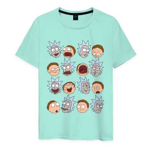 Футболка мужская ВсеМайки 1853017 зеленая XL в Pull and Bear