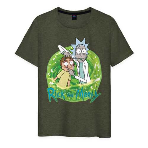 Футболка мужская ВсеМайки 1853039 хаки XXL в Pull and Bear