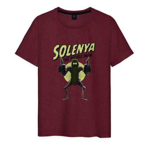 Футболка мужская ВсеМайки 1858301 бордовая XL в Pull and Bear