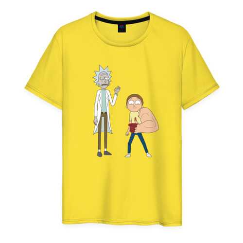 Футболка мужская ВсеМайки 1951357 желтая M в Pull and Bear
