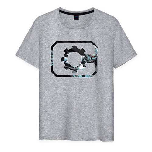 Футболка мужская ВсеМайки 1959903 серая XXL в Pull and Bear