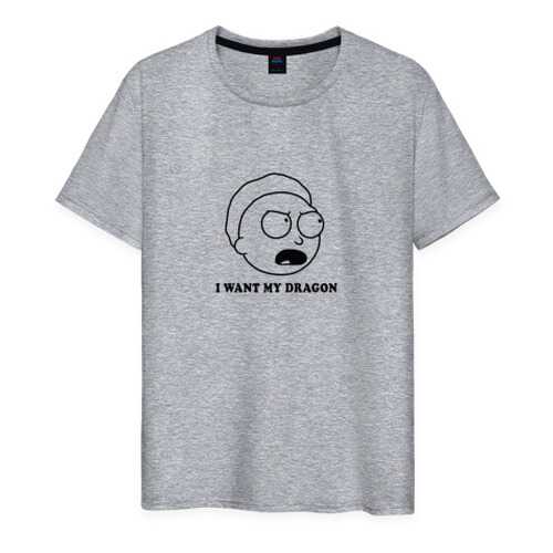Футболка мужская ВсеМайки 2021835 серая XS в Pull and Bear