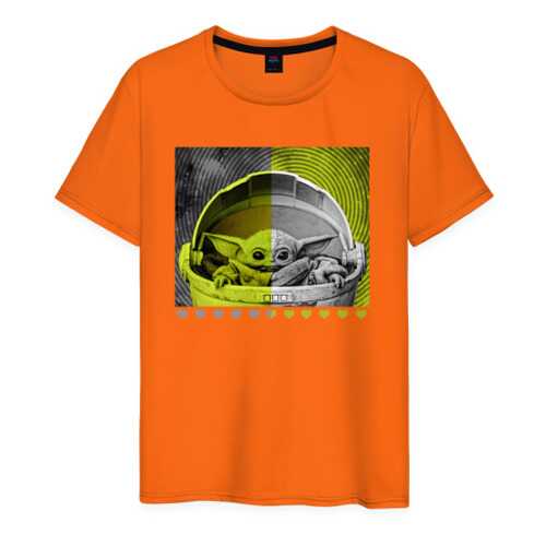 Футболка мужская ВсеМайки 2147267 оранжевая XS в Pull and Bear