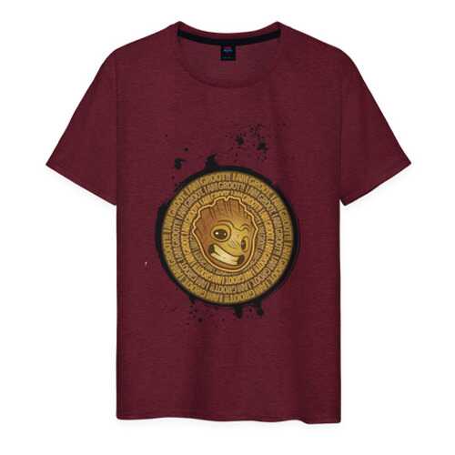 Футболка мужская ВсеМайки 2166507 бордовая L в Pull and Bear