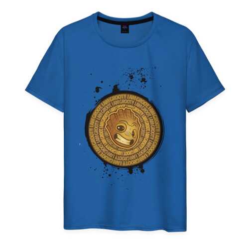 Футболка мужская ВсеМайки 2166507 синяя L в Pull and Bear