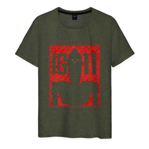 Футболка мужская ВсеМайки 2177797 хаки XS в Pull and Bear