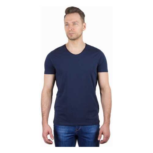 Футболка мужская XINT GD61200233 синяя XL в Pull and Bear